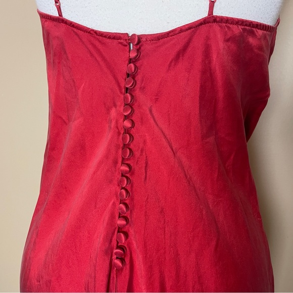 Victoria's Secret Silk Ombre Nightie Teddy Slip Dress Small Sleeveless Strappy - Picture 7 of 13